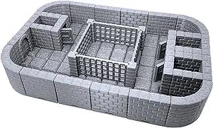 Locking Dungeon Tiles - Prison Pit, Paintable 3D Printed Tabletop Role Playing Game Terrain Scenery for 28mm Miniatures