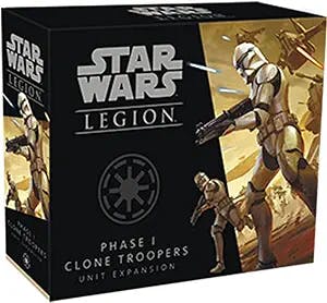 Star Wars Legion Phase 1 Clone Troopers Expansion | Two Player Battle Game | Miniatures Game | Strategy Game for Adults and Teens | Ages 14+ | Average Playtime 3 Hours | Made by Atomic Mass Games