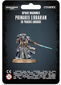 Warhammer 40K Space Marines Primaris Librarian in Phobos Armour