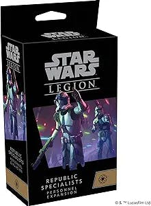 Atomic Mass Games Star Wars Legion Republic Specialists Personnel Expansion | Two Player Miniatures Battle Game | Strategy Game for Adults and Teens | Ages 14+ | Avg. Playtime 3 Hours | Made