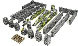 Get Cover for Your Troops with War World Gaming World at War Stone Wall and