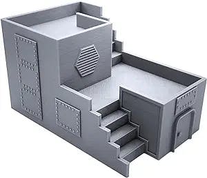EnderToys Two Story Base, 3D Printed Tabletop RPG Scenery and Wargame Terrain for 28mm Miniatures