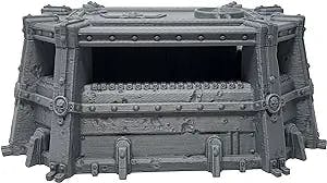 Tabletop Terrain Grimdark Wide Pillbox by War Scenery for Wargames and RPGs 28mm 32mm Miniatures