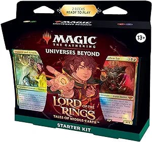 Magic The Gathering The Lord of The Rings: Tales of Middle-Earth Starter Kit - Learn to Play with 2 Ready-to-Play Decks + 2 Codes to Play Online (2-Player Card Game)