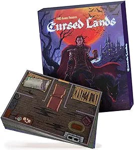 Dungeon Craft: Cursed Lands Board Game - 1000+ Fantasy Tabletop Roleplaying Game Terrain Tiles for Dungeon Battle Maps - Double-Sided Dry/Wet Erase - D&D Compatible