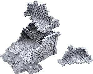Ulvheim Ruins by Terrain4Print (Set B), 3D Printed Tabletop RPG Scenery and Wargame Terrain for 28mm Miniatures