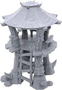 Orc Watchtower by Makers Anvil, 3D Printed Tabletop RPG Scenery and Wargame Terrain for 28mm Miniatures