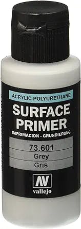 Vallejo Grey Primer Acrylic Polyurethane, 60ml: The Perfect Base for Your M