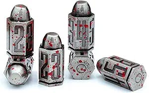 Haxtec Bloodstained Bullets: A Dice Set That Will Leave Your Enemies Rollin