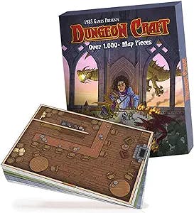 Dungeon Craft Board Game: Volume 1 Loose Leaf Inside a Custom Box, Water Resistant, Dry Erase by 1985 Games