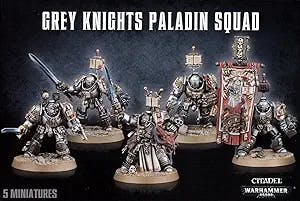 Games Workshop 99120107014" Grey Knights Paladin Squad Plastic Kit for 12 years to 99 years