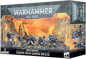 Space Marine Scouts with Sniper Rifles - Pew Pew in the Emperor's Name!