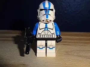 Lego 501st Legion Clone Trooper Blue Markings Star Wars Minifigure 75002 75004