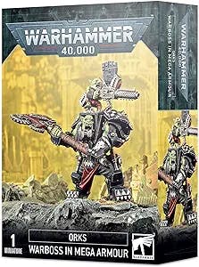 WAAAGH! Get ready to rumble with the Orks Boss de Guerre en Mega-Armure fro