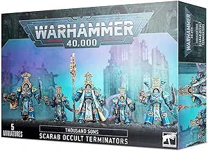Games Workshop Warhammer 40K: Thousand Sons Scarab Occult Terminators