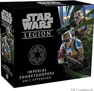Atomic Mass Games Star Wars Legion Imperial Shoretroopers Unit Expansion | Two Player Battle Game | Miniatures Game | Strategy Game for Adults and Teens | Ages 14+ | Avg. Playtime 3 Hours | Made