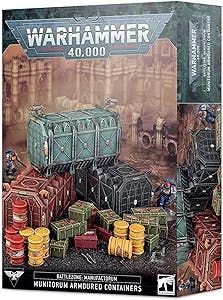 Stack 'Em Up with the Warhammer 40k Manufactorum Armoured Containers!