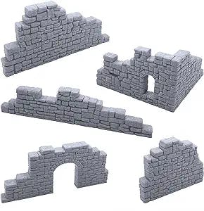 EnderToys Ruined Stone Walls Set B: A Must-Have for Tabletop Gamers!