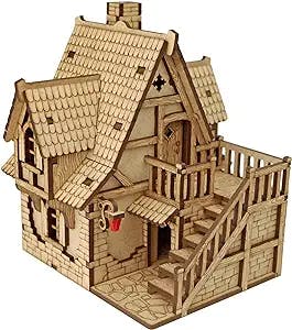 TowerRex House DND Terrain 28mm: The Perfect Addition to Your Fantasy Game 
