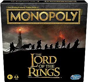 Monopoly: The Lord of The Rings Edition Board Game Inspired by The Movie Trilogy, Family Games, Ages 8 and Up (Amazon Exclusive)
