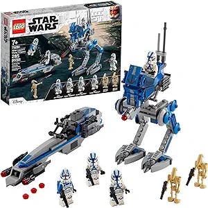 Dank LEGO Star Wars 501st Legion Clone Troopers 75280 Building Kit - A Must