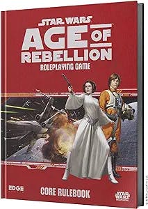 EDGE Studio Star Wars Age of Rebellion Core Rulebook | Roleplaying Game | Strategy Game | Adventure Game for Adults and Kids | Ages 14+ | 2-8 Players | Average Playtime 1 Hour | Made