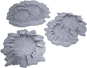 Battlefield Craters by Terrain4Print, 3D Printed Tabletop RPG Scenery and Wargame Terrain for 28mm Miniatures