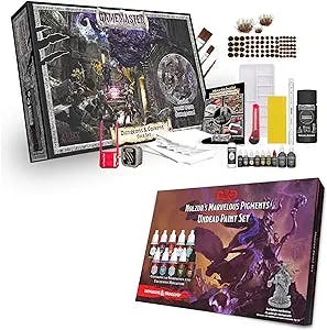The Army Painter Dungeons and Dragons Undead Paint Set Bundle with GameMaster Dungeons & Caverns Core Set-Miniature Paint Set & Model Tool Kit for Game Master, Terrain & Tabletop Roleplay Hobbyists