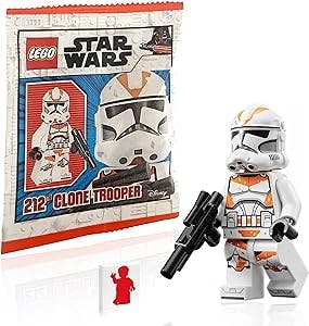 LEGO Star Wars Revenge of The Sith Minifigure - Clone Trooper 212th Attack Battalion (Phase 2) with Dirt Stains and Blaster 75337