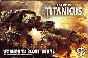 "Walking War Machines: Adeptus Titanicus Warhound Scout Titans Review!" 