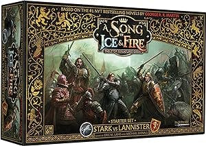 A Song of Ice & Fire Tabletop Miniatures Game Stark Vs Lannister STARTER SET | Strategy Game for Teens and Adults | Ages 14+ | 2+ Players | Average Playtime 45-60 Minutes | Made by CMON (CMNSIF001)