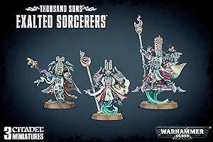 Unleash the Chaos with Games Workshop's Thousand Sons Exalted Sorcerers, Bl